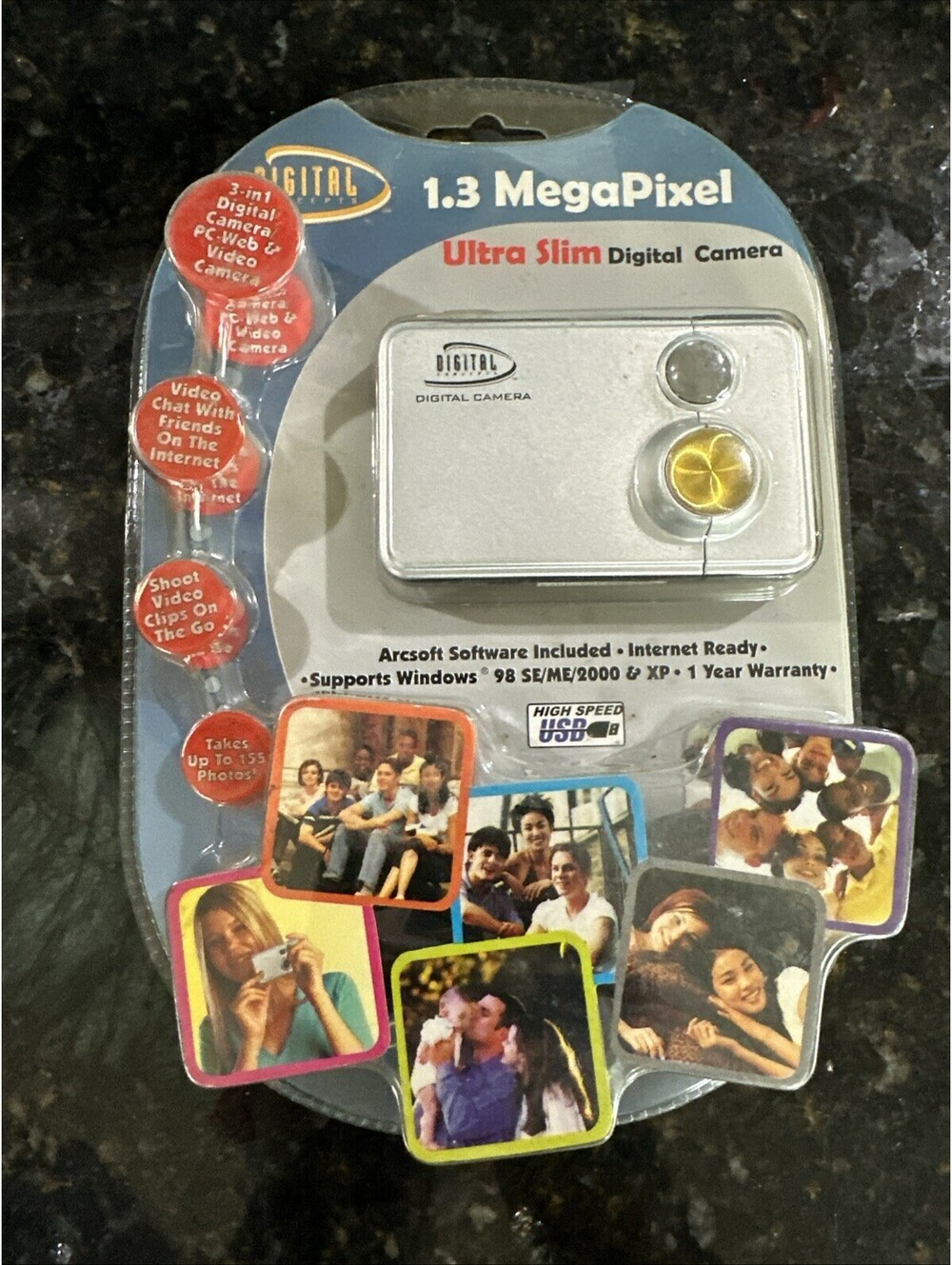 Digital Concepts 1.3 Megapixel Digital Camera Ultra Slim